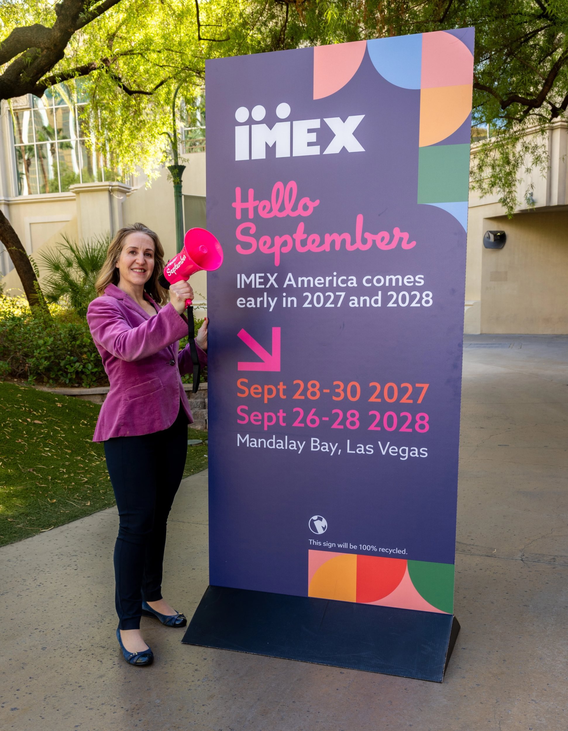 IMEX CEO Carina Bauer launches the new "Hello September" campaign
