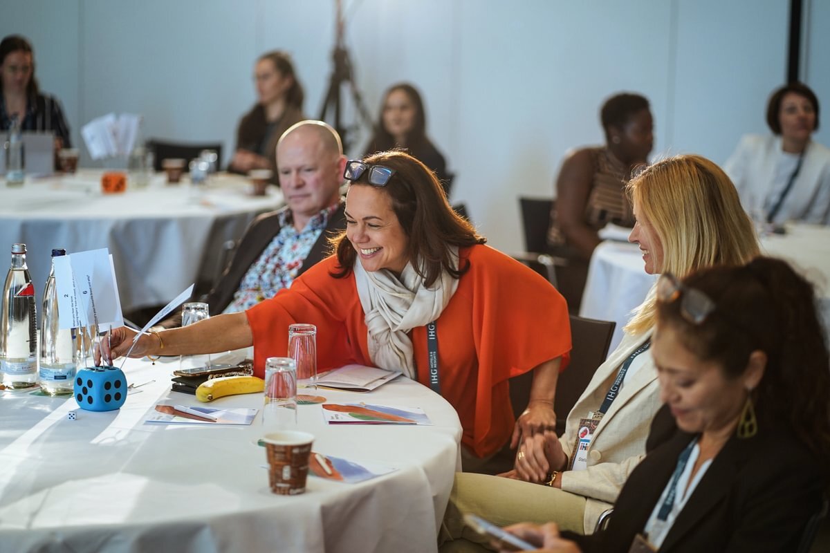 Attendee at a roundtable discussion
