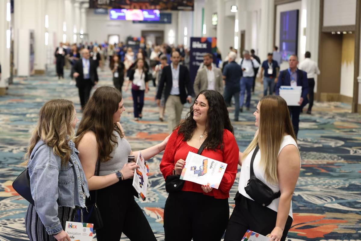 IMEX attendees meeting each other