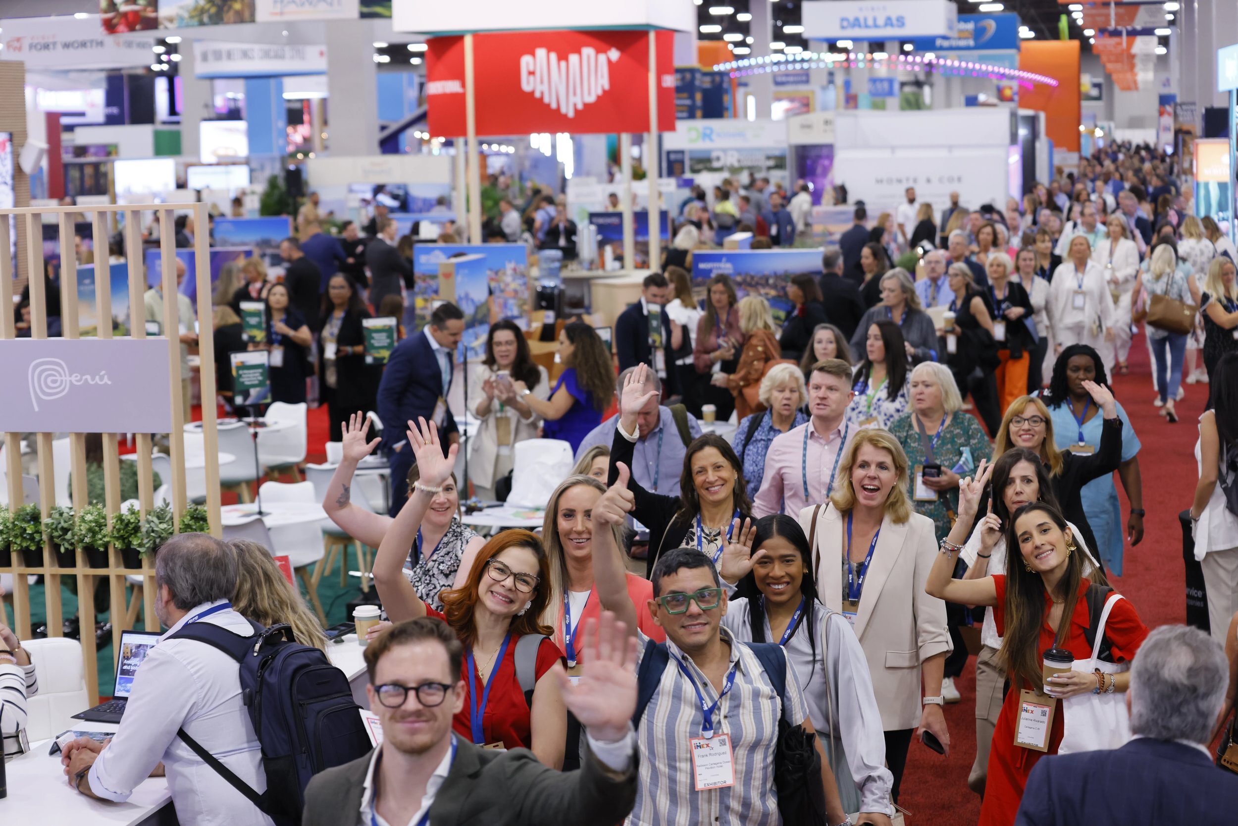 A global line up of suppliers at IMEX America