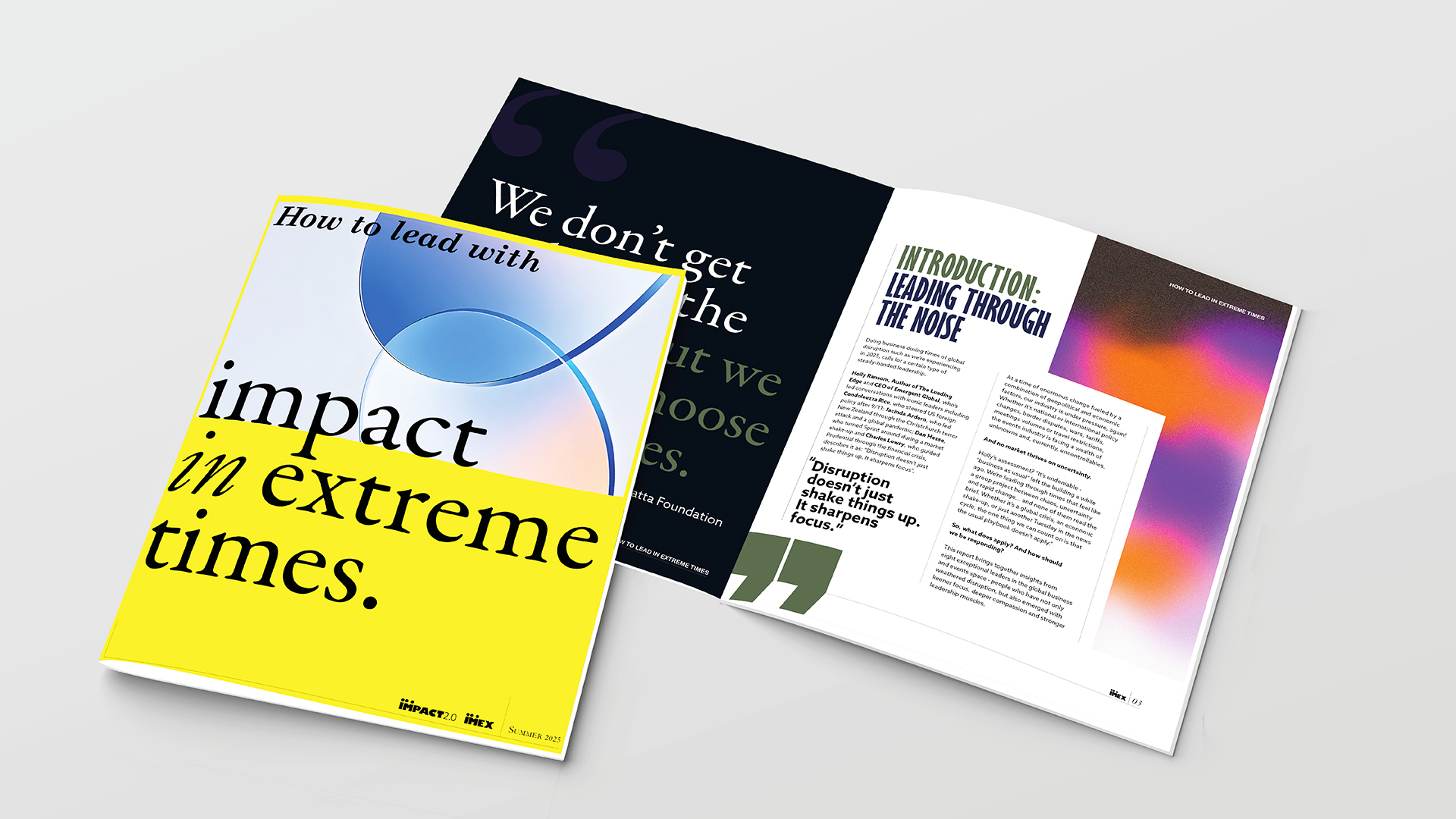 How to lead with impact in extreme times.