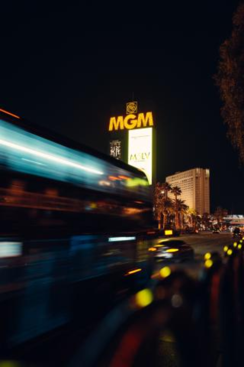 MGM hotel sign Las Vegas