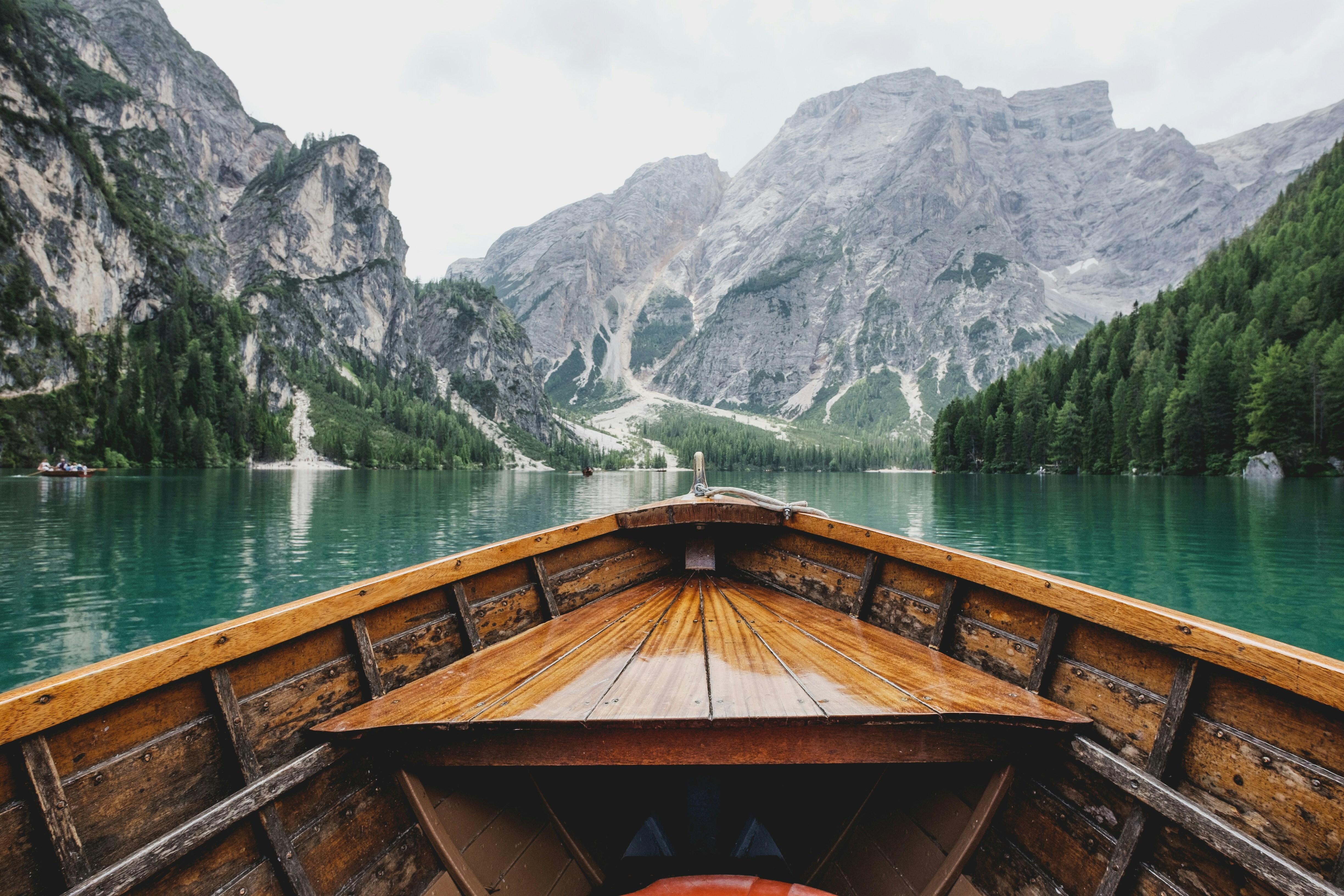 View from a small boat