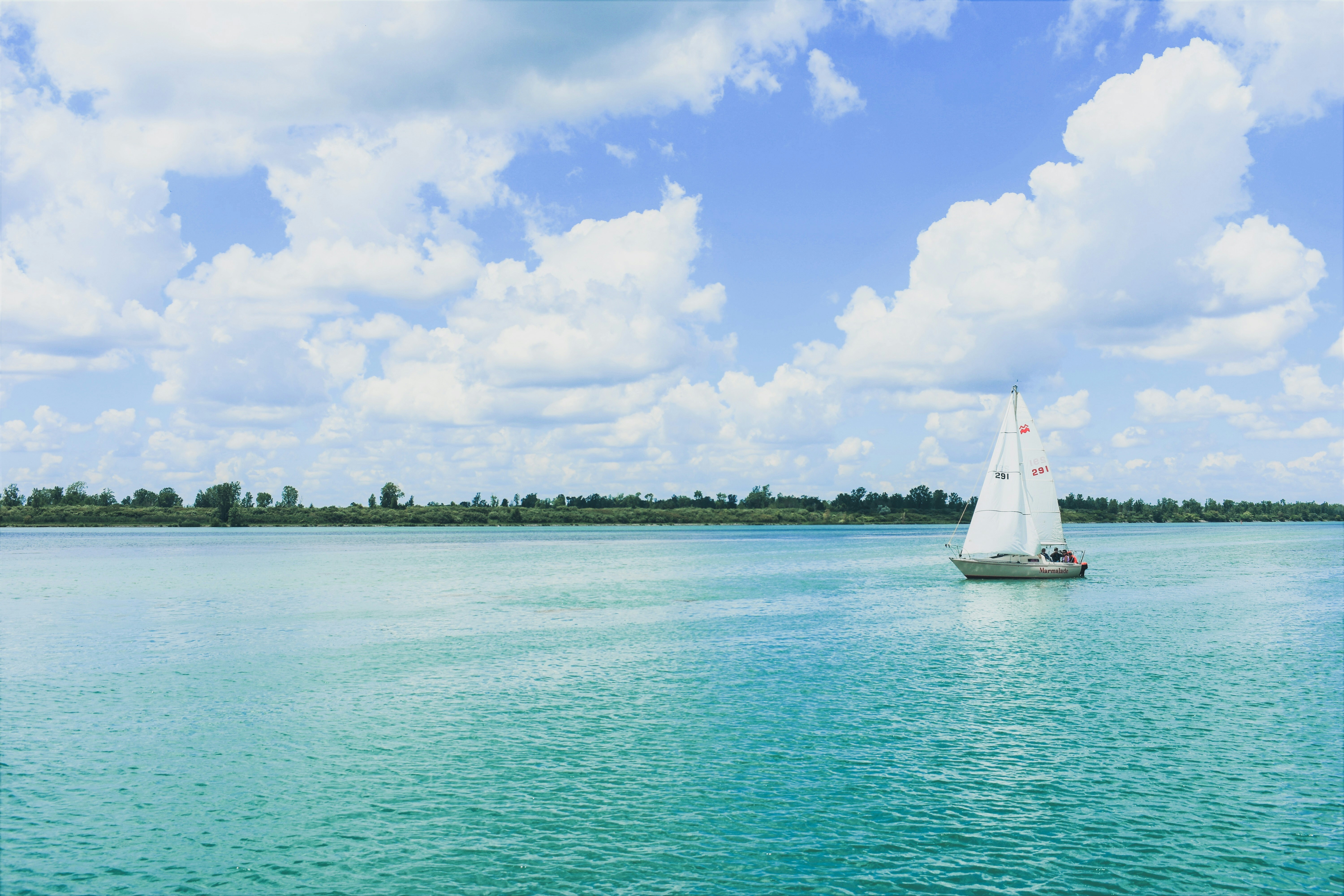 Yacht on the water