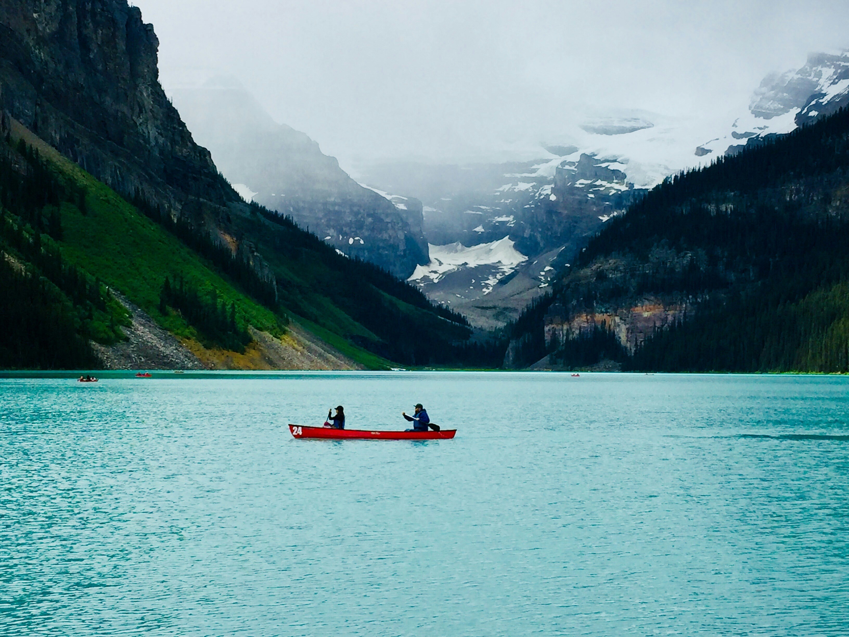 Boat on a lake